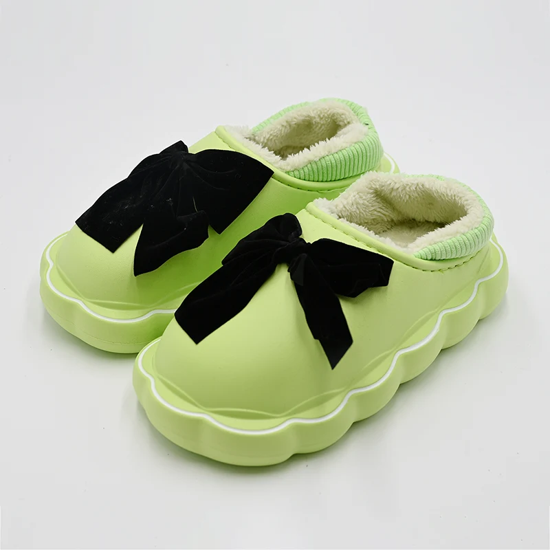 Bow Cotton Slippers