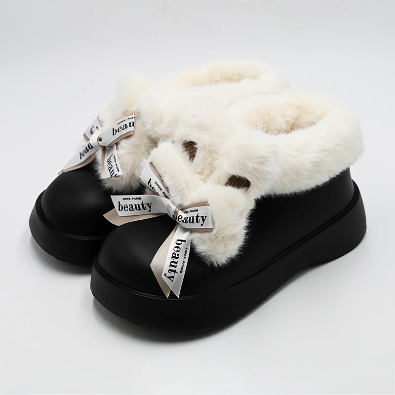 Bowknot Ear Snow Boots