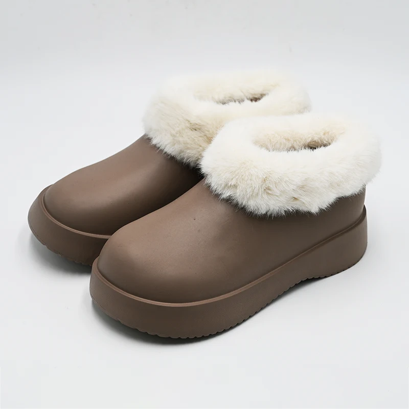 Fur Collar Snow Boots
