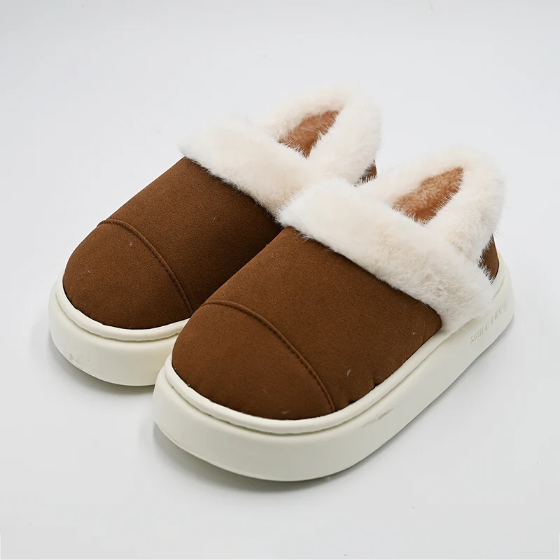 Compression-stitched Cotton Slippers