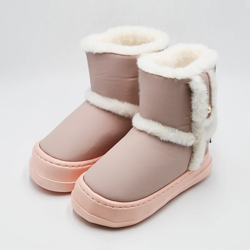 Plush High Snow Boots