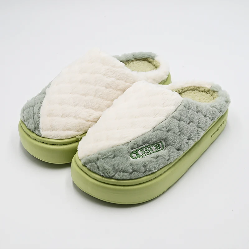 Small Plush Half Slippers